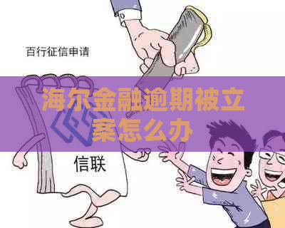 海尔金融逾期被立案怎么办