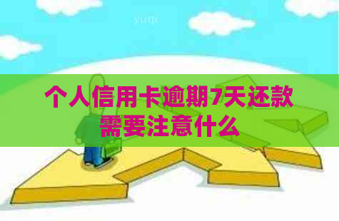 个人信用卡逾期7天还款需要注意什么