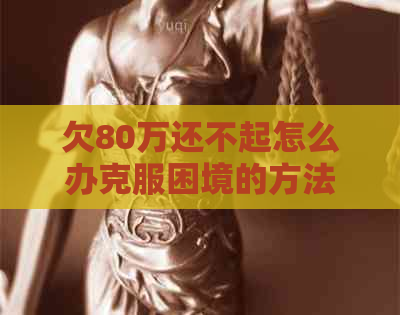 欠80万还不起怎么办克服困境的方法