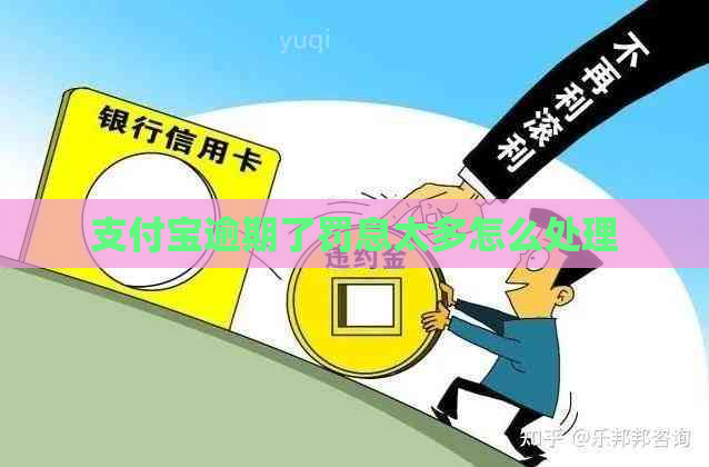 支付宝逾期了罚息太多怎么处理