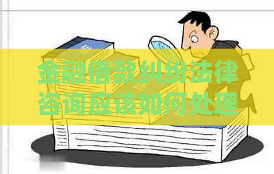 金融借款纠纷法律咨询应该如何处理