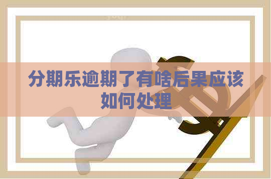 逾期了有啥后果应该如何处理