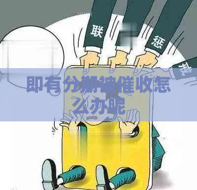 即有分期被怎么办呢