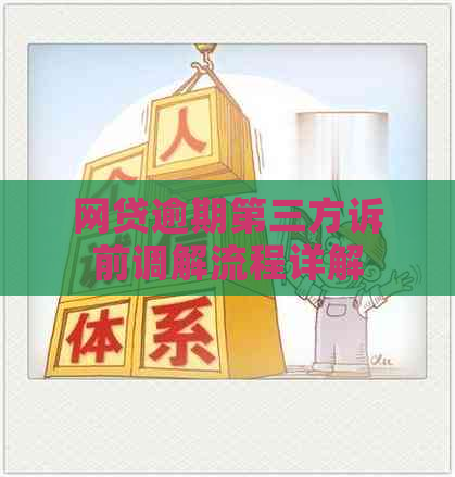 网贷逾期第三方诉前调解流程详解