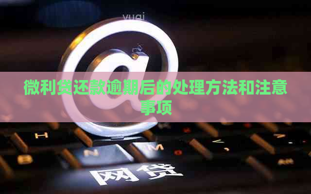 微利贷还款逾期后的处理方法和注意事项