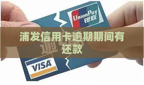 浦发信用卡逾期期间有还款