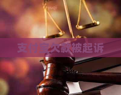 支付宝欠款被起诉