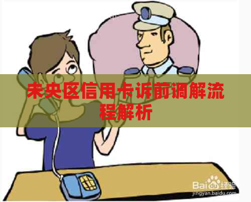 未央区信用卡诉前调解流程解析