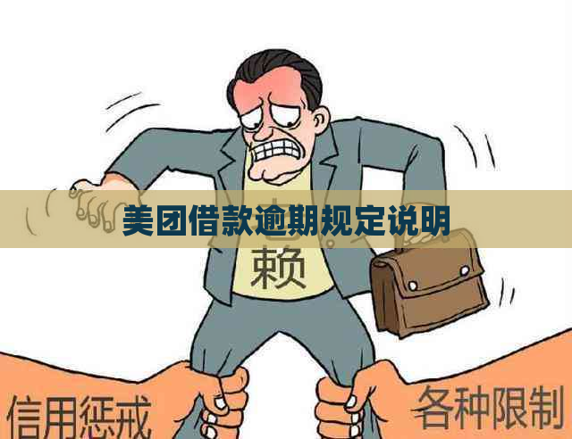 美团借款逾期规定说明