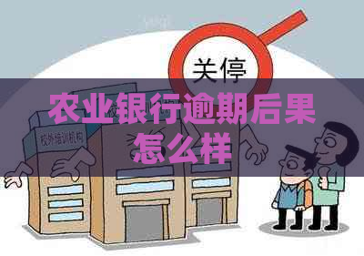 农业银行逾期后果怎么样