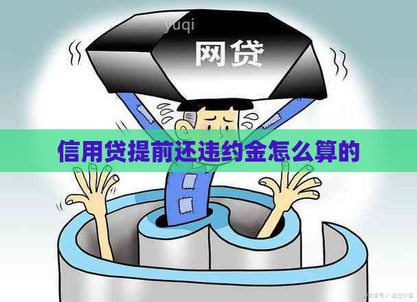信用贷提前还违约金怎么算的
