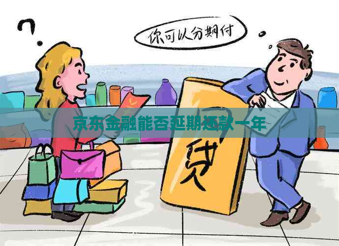 京东金融能否延期还款一年