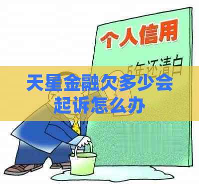 天星金融欠多少会起诉怎么办