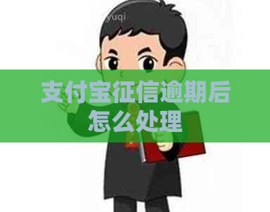 支付宝逾期后怎么处理