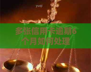 多张信用卡逾期6个月如何处理