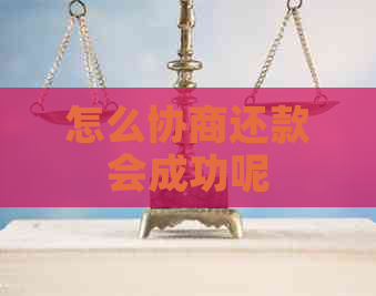 怎么协商还款会成功呢
