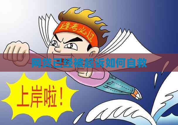 网贷已经被起诉如何自救