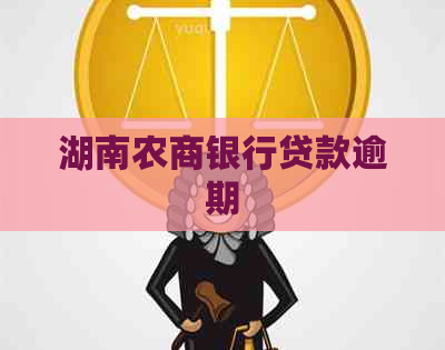 湖南农商银行贷款逾期