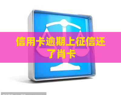 信用卡逾期上还了肖卡