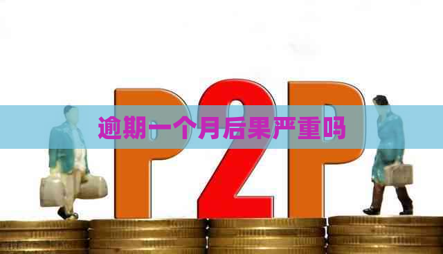 逾期一个月后果严重吗