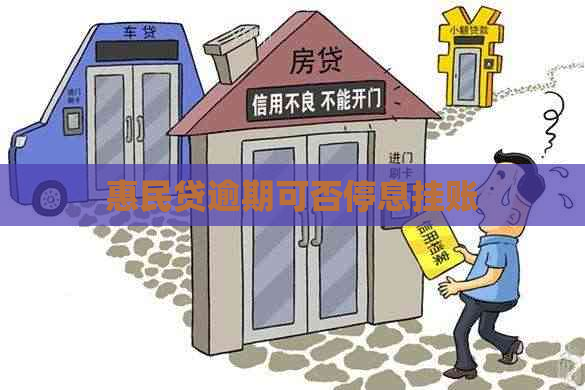 惠民贷逾期可否停息挂账