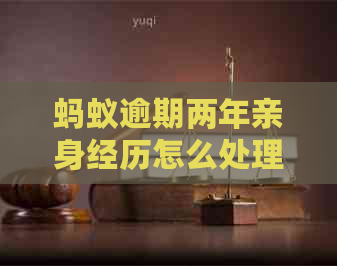 蚂蚁逾期两年亲身经历怎么处理
