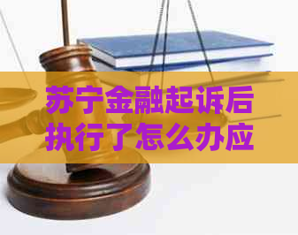 苏宁金融起诉后执行了怎么办应对策略