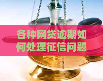 各种网贷逾期如何处理问题