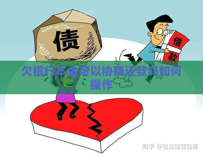 欠银行本金可以协商还款吗如何操作