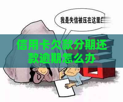 信用卡欠款分期还款逾期怎么办