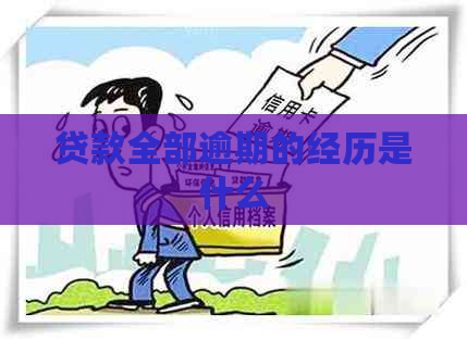 贷款全部逾期的经历是什么