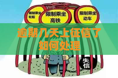 逾期几天上了如何处理