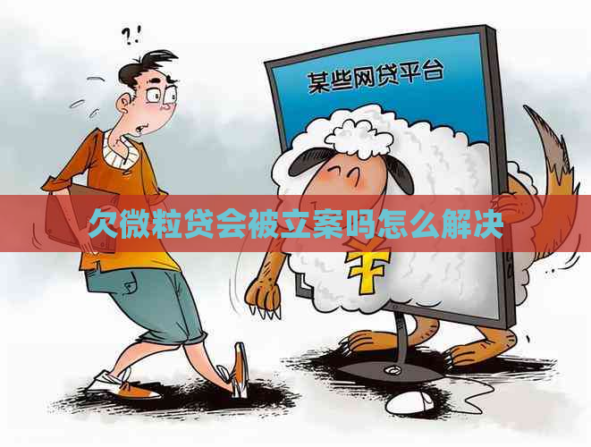 欠微粒贷会被立案吗怎么解决