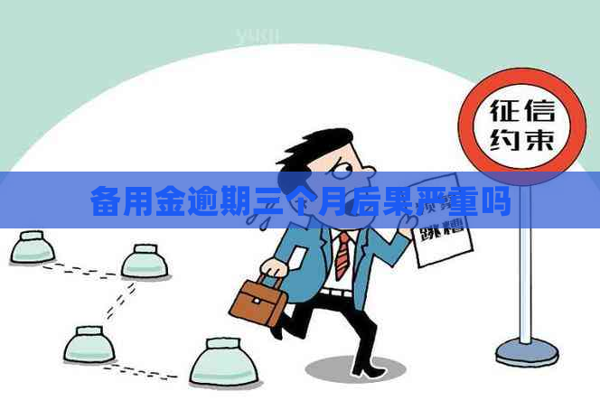 备用金逾期三个月后果严重吗