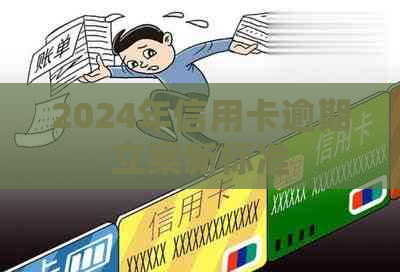 2024年信用卡逾期立案新标准