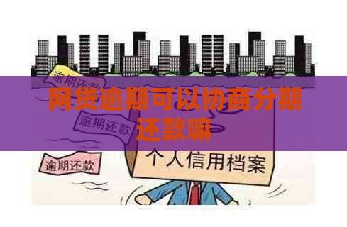 网贷逾期可以协商分期还款嘛