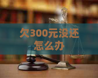 欠300元没还怎么办