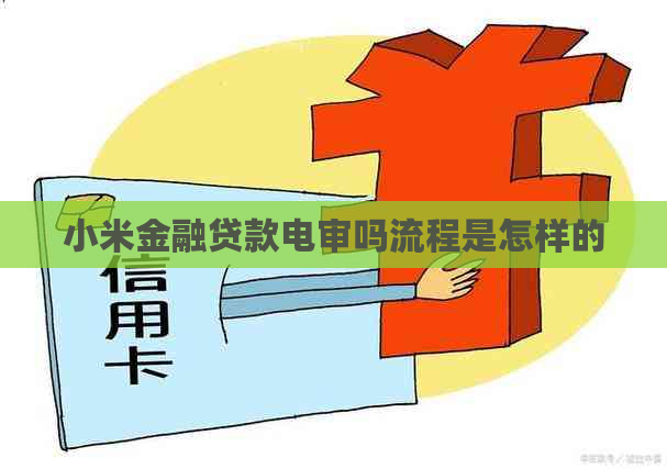 小米金融贷款电审吗流程是怎样的