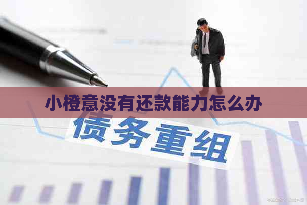 小橙意没有还款能力怎么办