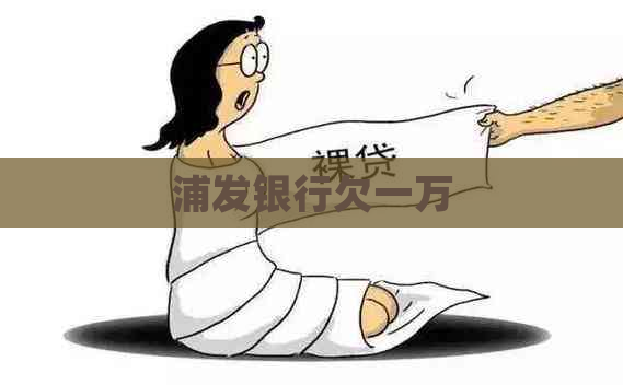 浦发银行欠一万