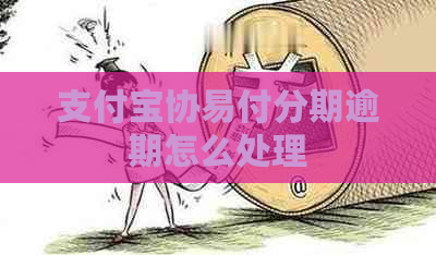 支付宝协易付分期逾期怎么处理