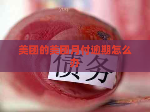 美团的美团月付逾期怎么办