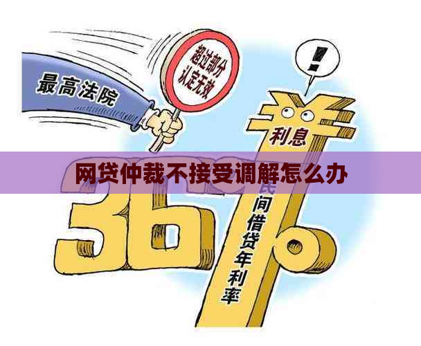 网贷仲裁不接受调解怎么办