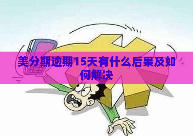 美分期逾期15天有什么后果及如何解决