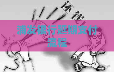 浦发银行延期支付流程