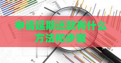 申请延期还款有什么方法和步骤