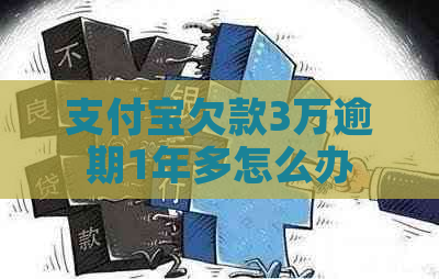 支付宝欠款3万逾期1年多怎么办