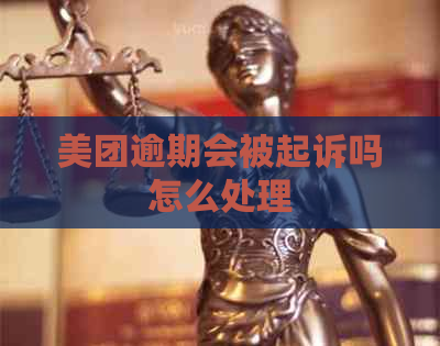 美团逾期会被起诉吗怎么处理