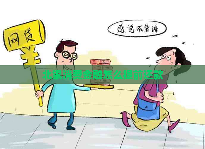 北银消费金融怎么提前还款