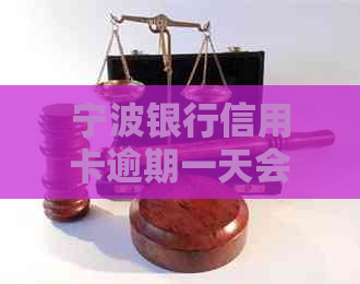 宁波银行信用卡逾期一天会影响个人信用吗